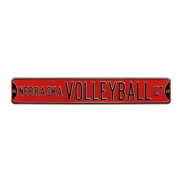 Authentic Street Signs Authentic Street Signs 70116 Nebraska Volleyball Court Street Sign 70116